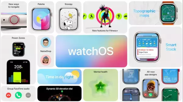 Apple、次期OS「watchOS 10」を発表〜新文字盤「スヌーピーとウッドストック」追加など