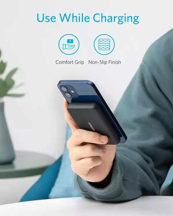 「【26%OFF】マグネット式モバイルバッテリー「Anker PowerCore Magnetic 5000」がタイムセール中」の画像