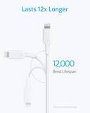 「【20%OFF】長さの異なる「Anker PowerLine II USB-C & ライトニング ケーブル (5本セット) 」がクーポンセール中」の画像3