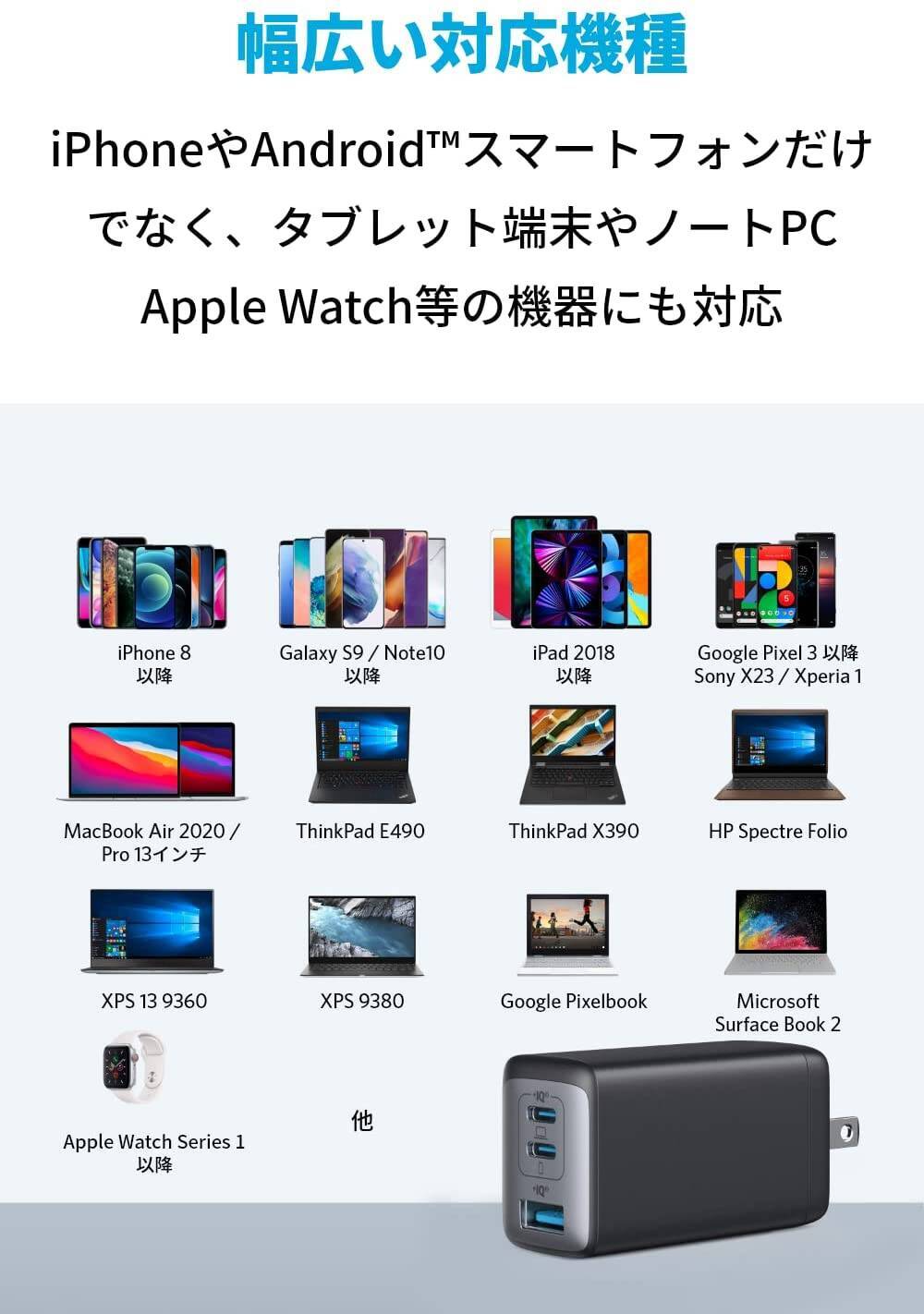 【20%OFF】充電器はこれ一つ「Anker PowerPort III 3-Port 65W Pod」が特選タイムセール中