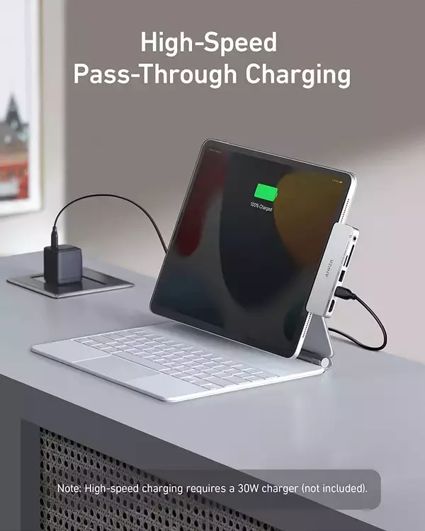 「【20%OFF】iPad直挿し1台6役「Anker 541 USB-C ハブ」がタイムセール中」の画像