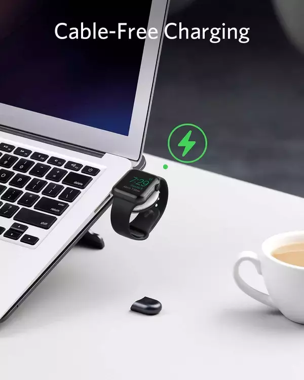 【15%OFF】ケーブルなしで充電「Anker Portable Magnetic Charger for Apple Watch」がタイムセール中