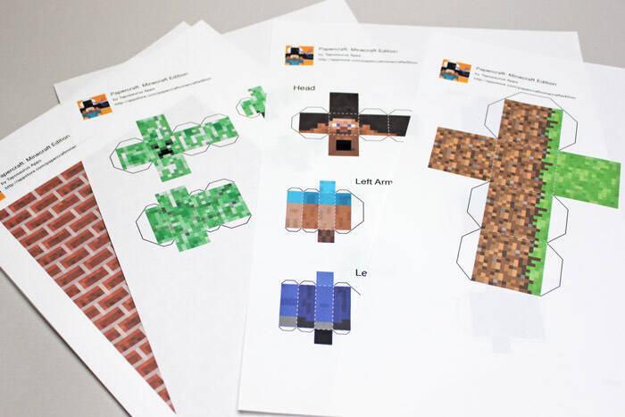 マインクラフトのアイテムをペーパークラフトで作れるアプリ『Papercraft: Minecraft Edition』