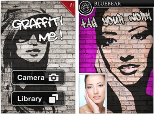 落書きアート風カメラ Graffiti Me が本日まで無料 7月8日6 15版 Iphone Ipadアプリ セール情報 12年7月8日 エキサイトニュース