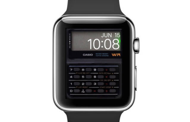 Apple Watchが 電卓付き腕時計 っぽくなる壁紙 2015年10月7日 エキサイトニュース