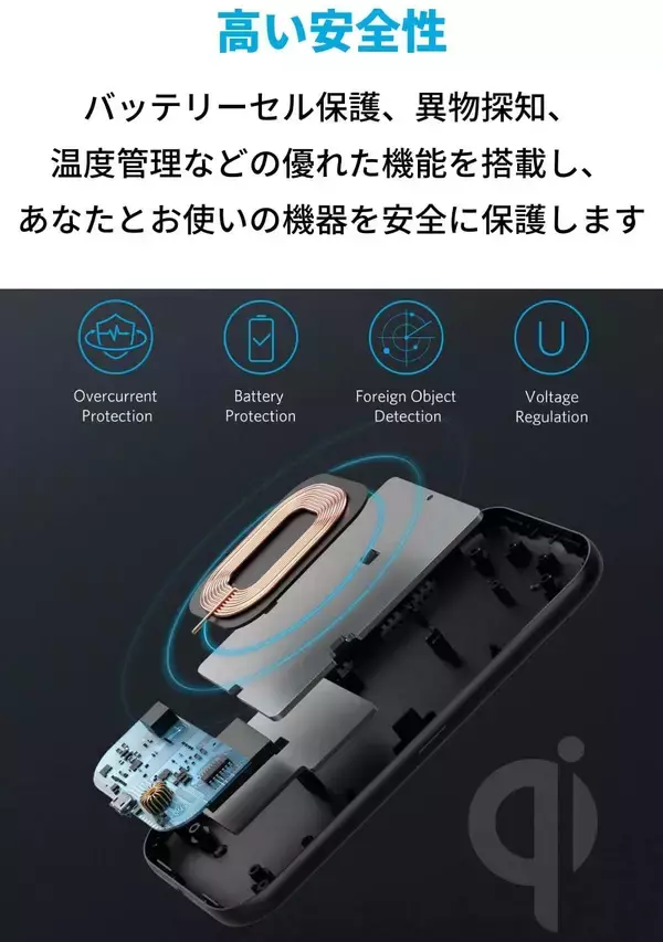 「【15%OFF】丸型より安定するワイヤレス充電器「Anker PowerWave Base Pad」がタイムセール中」の画像