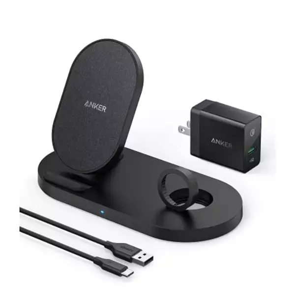 「【新製品】充電器付属モデル「Anker PowerWave Sense 2-in-1 Stand with Watch Charging Cable Holder」が発売」の画像