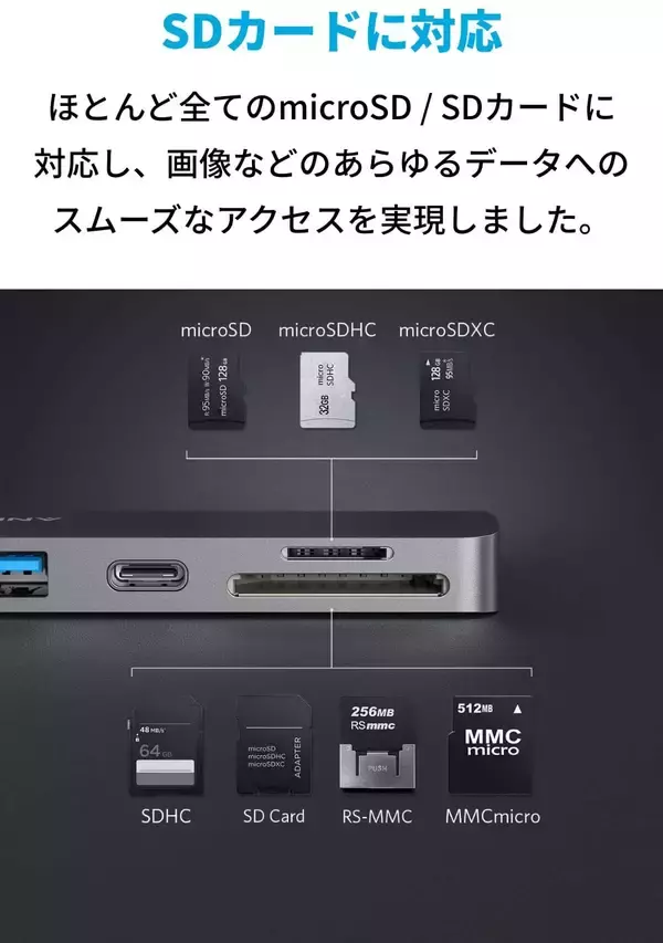「【35%OFF】MacBook用USBハブ「Anker PowerExpand Direct 7-in-2」がタイムセール中」の画像