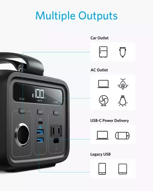 「【20%OFF】小型ポータブル電源「Anker PowerHouse 200」がタイムセール中」の画像