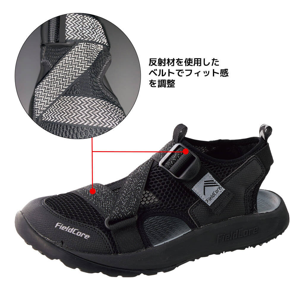 新作さらに快適【ワークマン毎年即完】「サンダルスニーカー」無敵の通気性