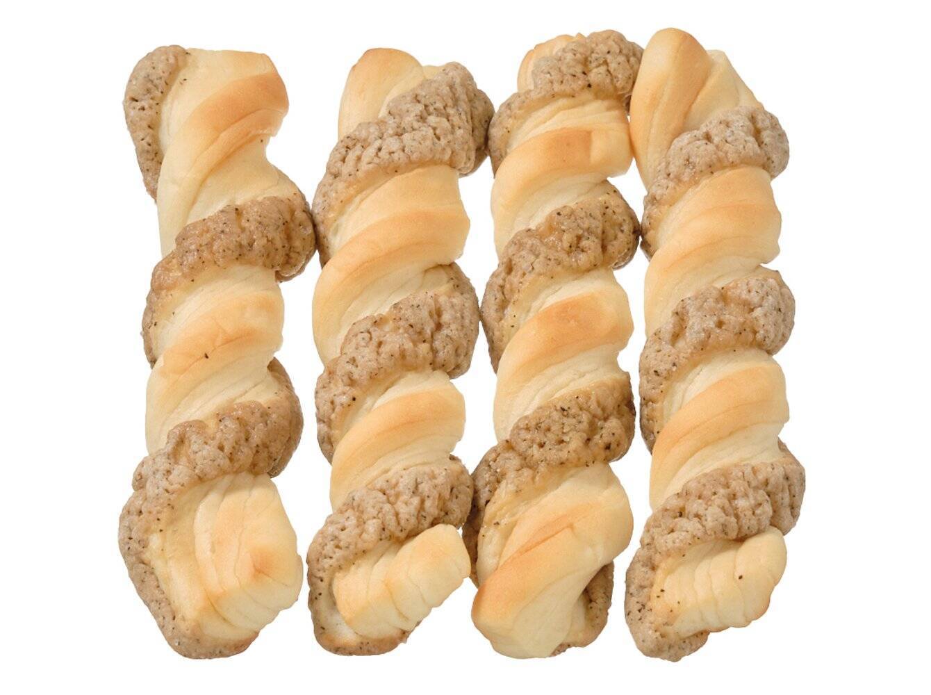 【セブン-イレブン】おやつや軽食に！セブンの新作菓子パン3選「7Ｐ　ミルクティークッキースティック4本入」は紅茶のクッキー生地がおいしい