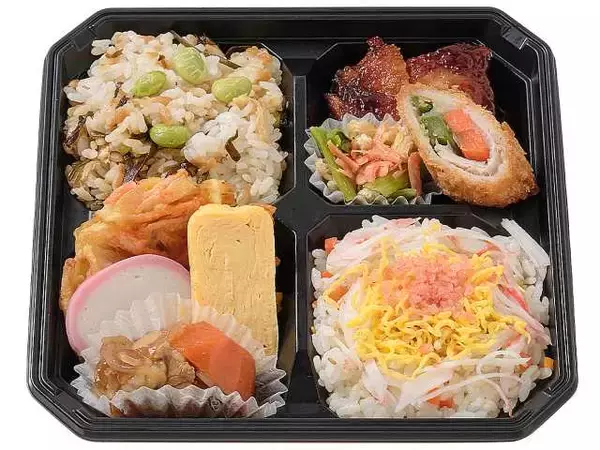 「【セブン-イレブン】行楽のおともに！ワクワク楽しくなる具材豊富なお弁当を集めた新作3選「枝豆ごはんとちらし寿司の幕の内」は色彩豊かで見た目も楽しめるお弁当！」の画像