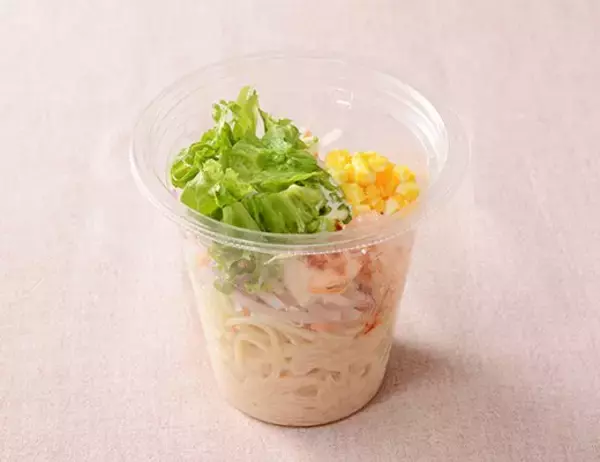 「【ローソン】食欲がない日にもおすすめ！新作のさっぱり食べられる冷製パスタ3選「冷製生パスタ　鶏と和風梅だしジュレ」は梅だしジュレでさっぱり食べる和風仕立て！」の画像
