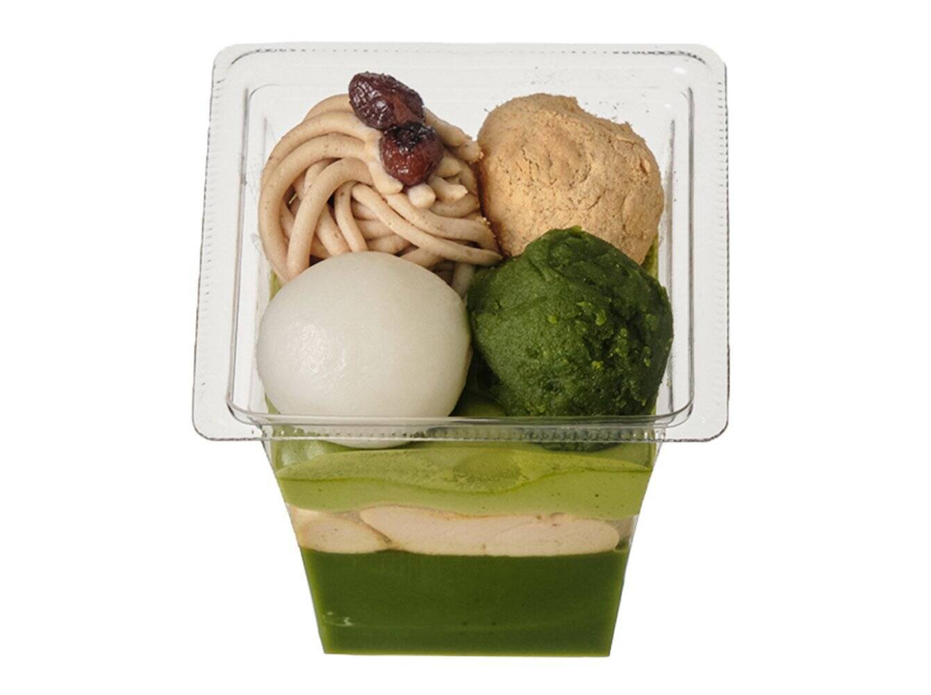 【セブン-イレブン】ほっと一息！セブンの和スイーツ3選「ご褒美の和パフェ　抹茶と栗」はトッピングが盛りだくさん！