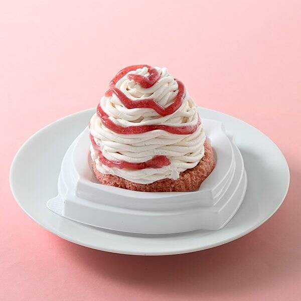 【ファミリーマート】見た目もかわいい！いちごスイーツがお目見え！ファミマの新作スイーツ3選「いちごのモンブラン（メレンゲ入り）」は甘酸っぱさがたまらない