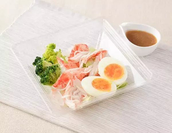 「【ローソン】さっぱり食べたい日に！新作のサラダ3選「おろしポン酢で食べる　豚しゃぶサラダ」はおろしポン酢でさっぱり味わえる！」の画像