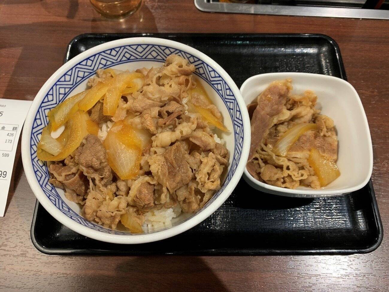 吉野家・牛丼「つゆだく以外の“だく系”メニュー」2選。肉だく・ねぎだく【写真付き食レポ】