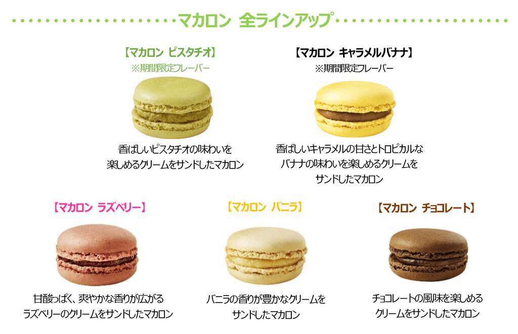 【マクドナルド】日本限定マカロンが復活「ピスタチオ味」復活にファン歓喜