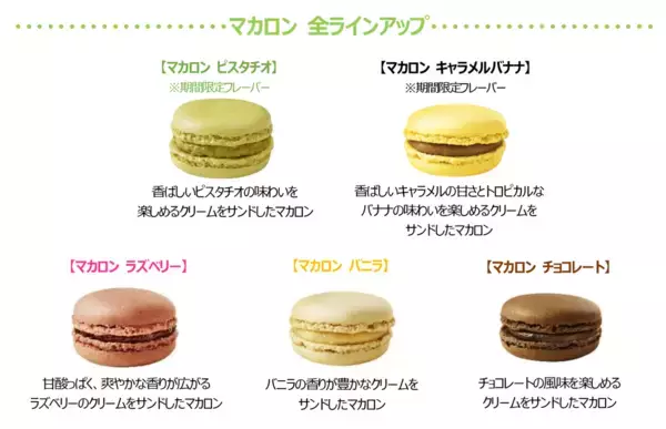 「【マクドナルド】日本限定マカロンが復活「ピスタチオ味」復活にファン歓喜」の画像
