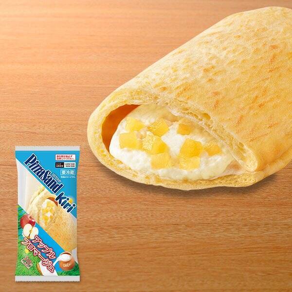 【ファミリーマート】甘～いパンでひと休み！新作サンド・菓子パン3選「ピザサンド　Kiriアップルフロマージュ」は「Kiri」のクリームチーズを使用したフィリング入り