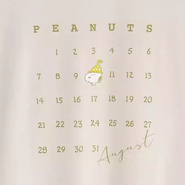 「即完売の予感【しまむら】1089円『スヌーピーロングT』シンプルで大人可愛い2種」の画像