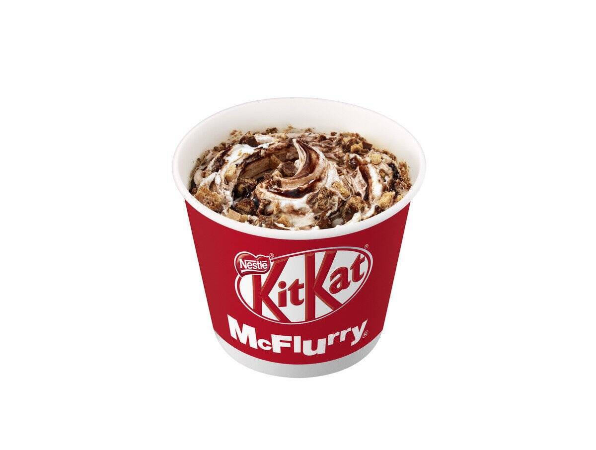 【マクドナルド】人気コラボ復活「キットカット×マックフルーリー」期間限定で再販