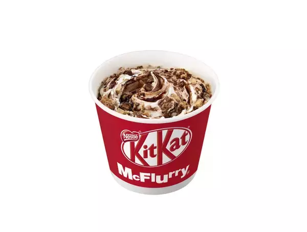 「【マクドナルド】人気コラボ復活「キットカット×マックフルーリー」期間限定で再販」の画像
