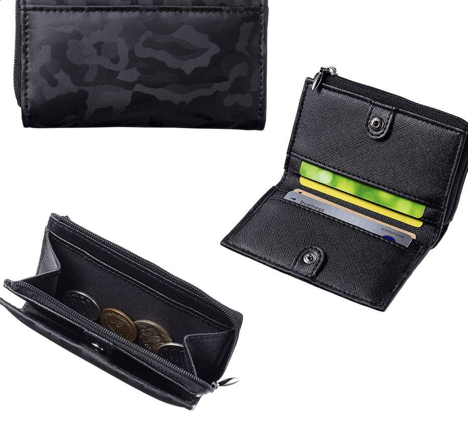 牛革でこの値段!?【ワークマン新作】1280円「小銭入れ」透かし迷彩柄がおしゃれ