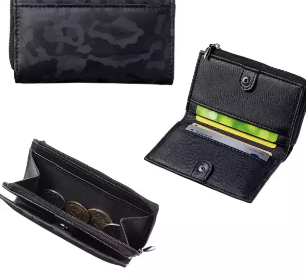 「牛革でこの値段!?【ワークマン新作】1280円「小銭入れ」透かし迷彩柄がおしゃれ」の画像