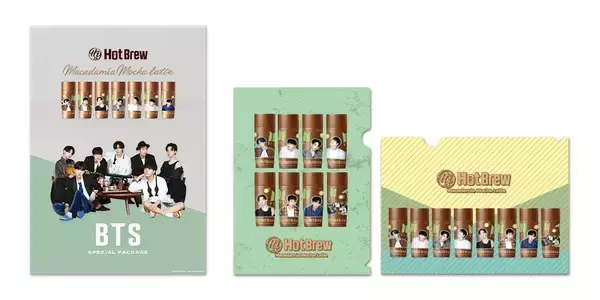 「【ファミマ】「BTSコーヒー」世界に先駆けて現れる。早くもファンの間で話題」の画像