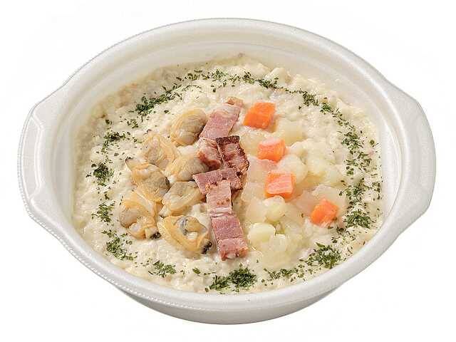 【セブン-イレブン】ポカポカ身体が温まる！セブンの新作スープパスタ3選「クラムチャウダースープパスタ」はあさりと野菜の旨味がたまらない！