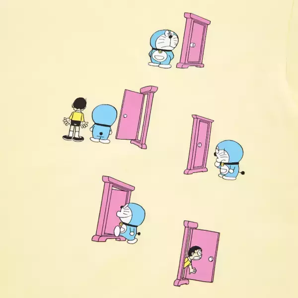 「キッズ向け「ドラえもんUT」が500円！ 【ユニクロ】でセール中！ 子どもはもちろん女性も着られる！」の画像