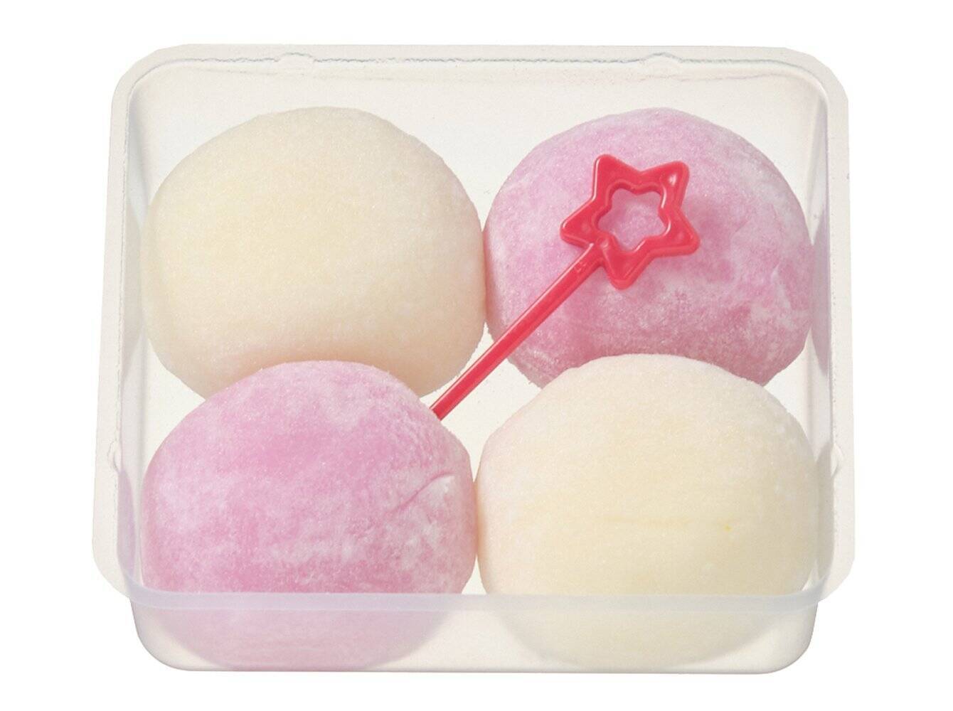 【セブン-イレブン】和風も洋風も欲張りたい！セブンの新作スイーツ3選「紅白こもち　いちご＆練乳みるく」は2つの味が楽しめる！