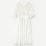 「「上品すぎてしまむらには見えない！」「清楚すぎる！」と大評判！ しまむらの【白ワンピース】3選」の画像6