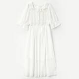 「「上品すぎてしまむらには見えない！」「清楚すぎる！」と大評判！ しまむらの【白ワンピース】3選」の画像7