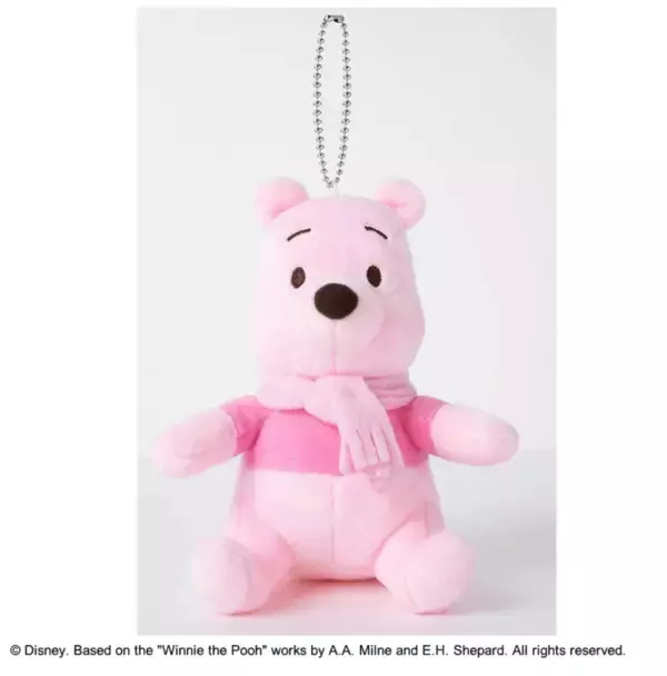 「【付録】「ピンク色のミッキー＆プーさん」可愛すぎと話題。ファミマで買えるよ」の画像