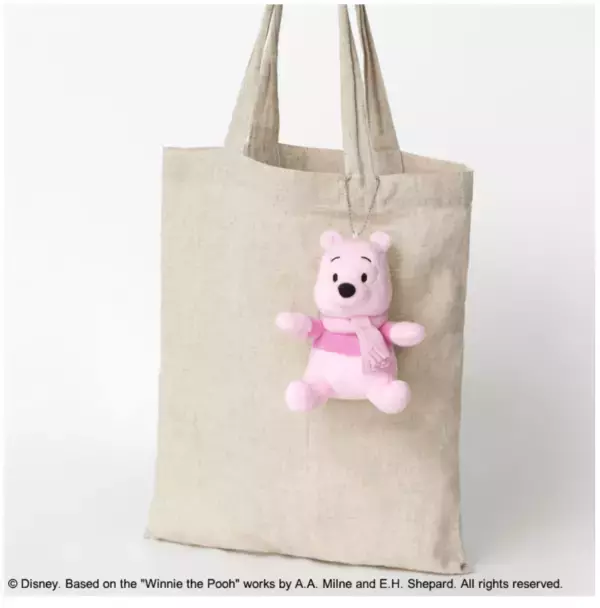 「【付録】「ピンク色のミッキー＆プーさん」可愛すぎと話題。ファミマで買えるよ」の画像