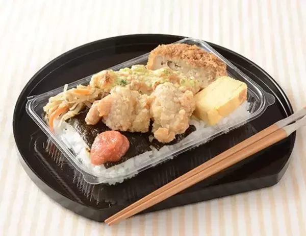 「【ローソン】春のお出かけランチにもおすすめ！新作お弁当3選「明太唐揚のり弁当」は500円以内なのに、おかずも大充実の内容！」の画像