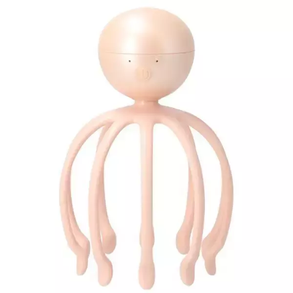 「ニトリで極楽ヘッドスパ！ 「タコのエイリアンの形状がかわいい！」 防水設計なのでお風呂場でも楽しめる！」の画像