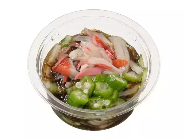 「【セブン-イレブン】食事のバランスよくするあと一品！新作サラダ3選「沖縄県産太もずくとカニカマサラダ」は酸味と具材の食感を味わうヘルシーサラダ」の画像
