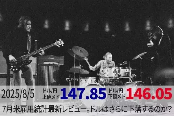 7月米雇用統計最新レビュー。ドルはさらに下落するのか？ 