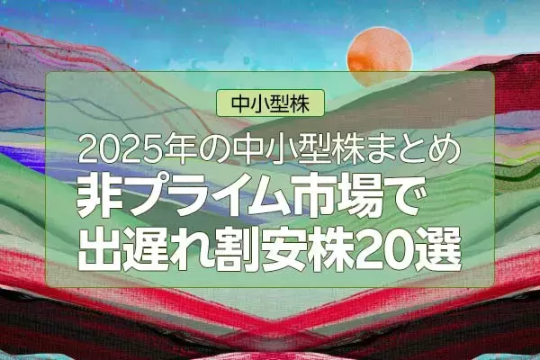 2025年の中小型株まとめ 非プライム市場で出遅れ割安株20選
