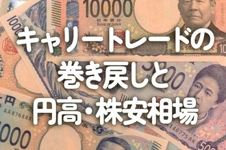 キャリートレードの巻き戻しと円高・株安相場