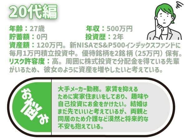 20代女性、実家住まいなのに貯金ゼロ！どうすれば？積立王子の年代別ポートフォリオ診断！20代独身女性編