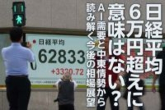 日経平均6万円超えに意味はあるのか？ AI需要と中東情勢から読む今後の相場（土信田雅之）