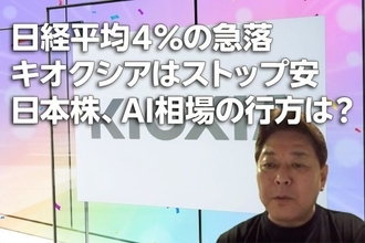 日経平均、半導体関連が大幅安、個人投資家はどう向き合うべきか、たけぞうさんに聞く