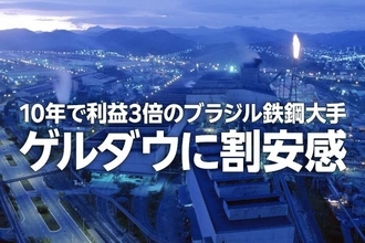 ブラジル鉄鋼大手ゲルダウに割安感、10年で利益3倍（西 勇太郎）