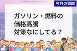 「個人投資家アンケート：ガソリン・燃料の価格高騰による不安強まる。対策なにしてる？」の画像1