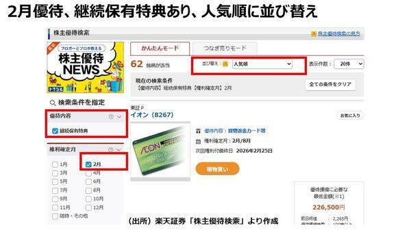 株主優待：10万円以下で買える！自分に合う銘柄の見つけ方（窪田真之）