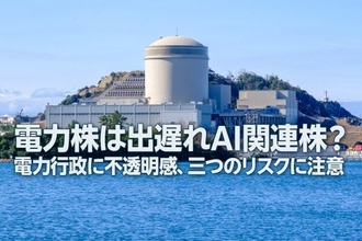 電力株は出遅れAI関連株？電力行政に不透明感、三つのリスクに注意